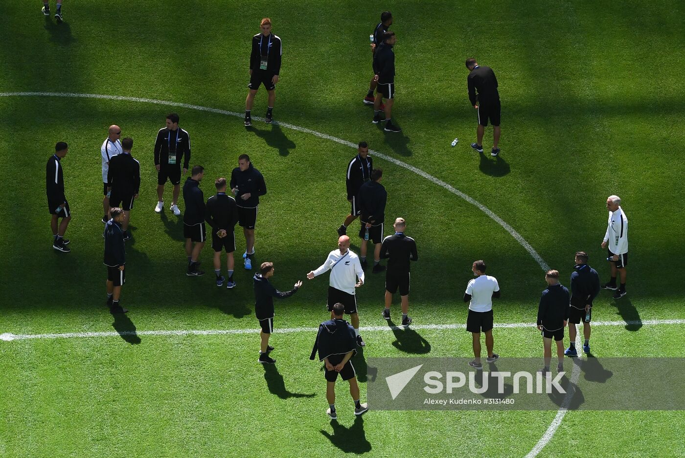 New Zeland team tries St. Petersburg Arena pitch