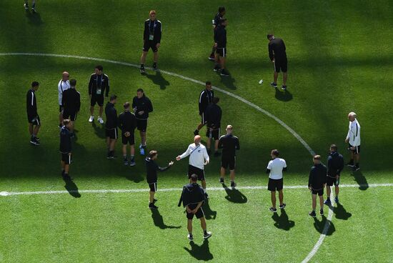 New Zeland team tries St. Petersburg Arena pitch