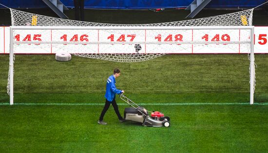 New Zeland team tries St. Petersburg Arena pitch