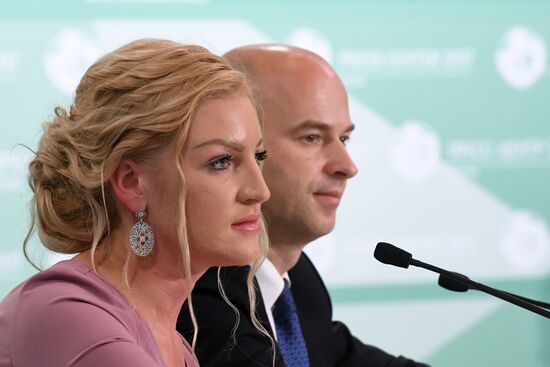 Events at press centers for non-accredited media at Confederations Cup 2017