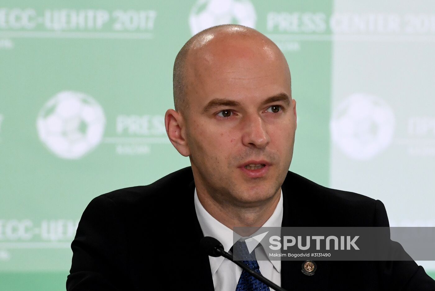 Events at press centers for non-accredited media at Confederations Cup 2017