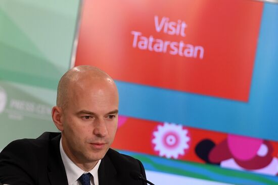 Events at press centers for non-accredited media at Confederations Cup 2017