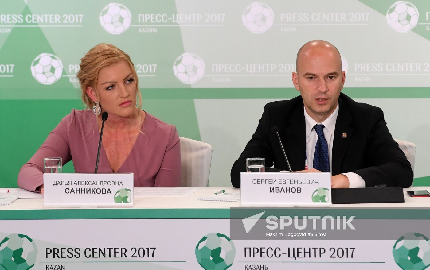 Events at press centers for non-accredited media at Confederations Cup 2017