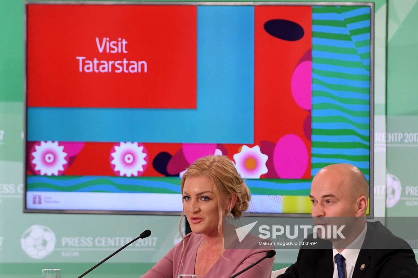 Events at press centers for non-accredited media at Confederations Cup 2017