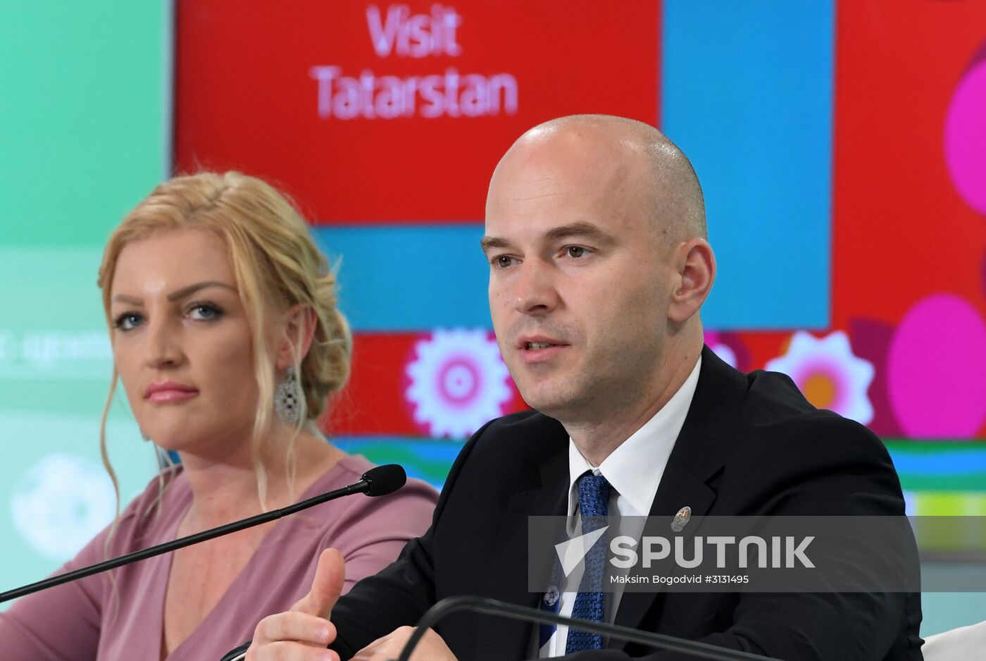 Events at press centers for non-accredited media at Confederations Cup 2017