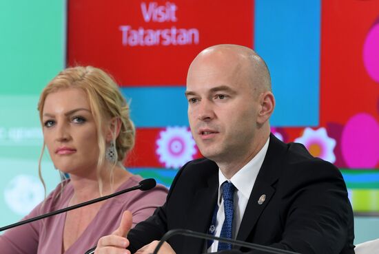 Events at press centers for non-accredited media at Confederations Cup 2017