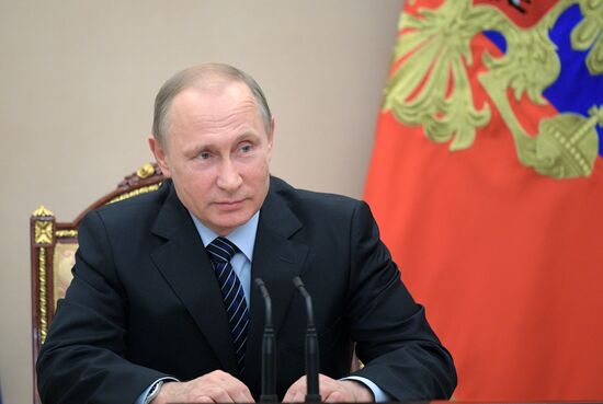 President Putin chairs Security Council meeting