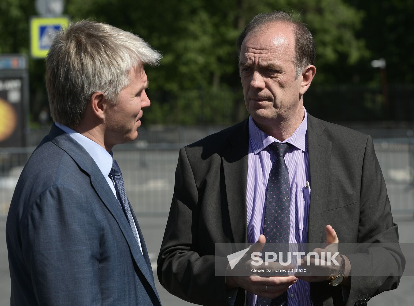 Events at press centers for non-accredited media at Confederations Cup 2017