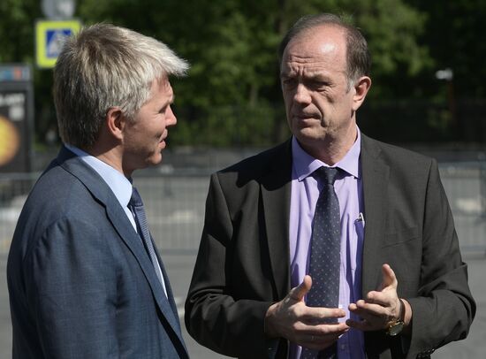 Events at press centers for non-accredited media at Confederations Cup 2017