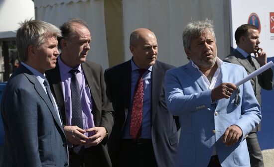 Events at press centers for non-accredited media at Confederations Cup 2017