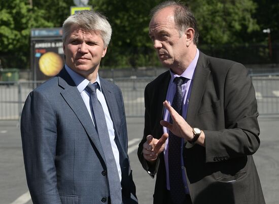 Events at press centers for non-accredited media at Confederations Cup 2017