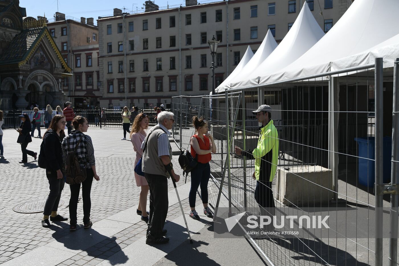 Events at press centers for non-accredited media at Confederations Cup 2017