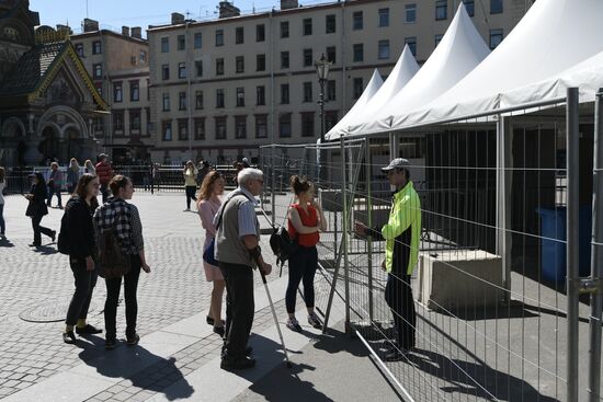 Events at press centers for non-accredited media at Confederations Cup 2017