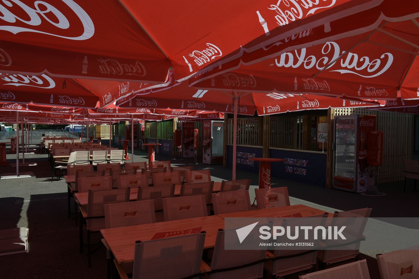 Events at press centers for non-accredited media at Confederations Cup 2017