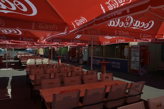 Events at press centers for non-accredited media at Confederations Cup 2017