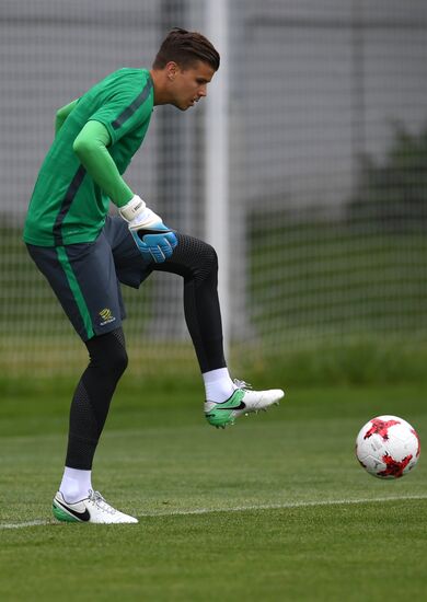 2017 Confederations Cup. Australian team holds training session
