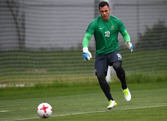 2017 Confederations Cup. Australian team holds training session