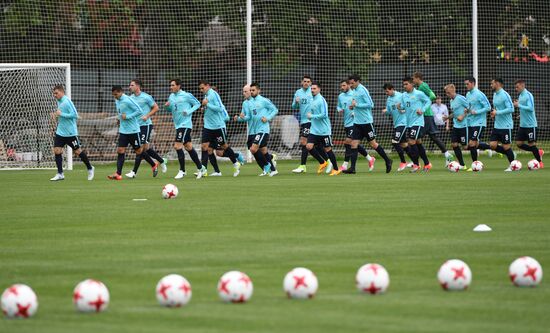 2017 Confederations Cup. Australian team holds training session
