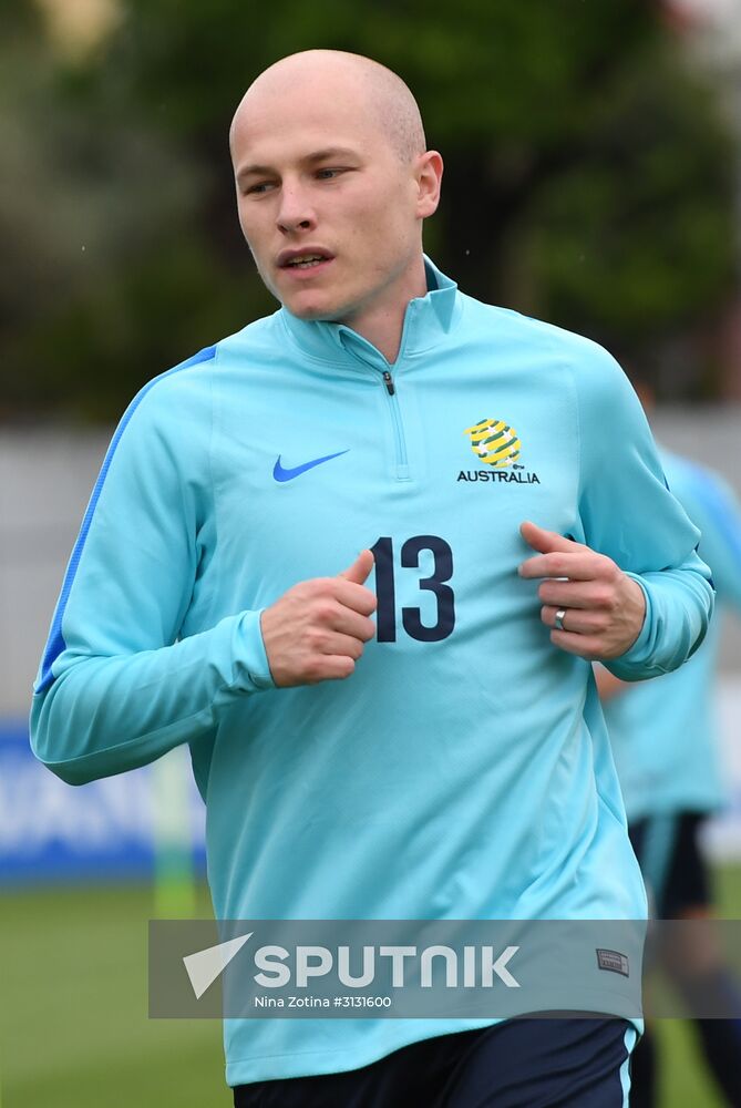 2017 Confederations Cup. Australian team holds training session