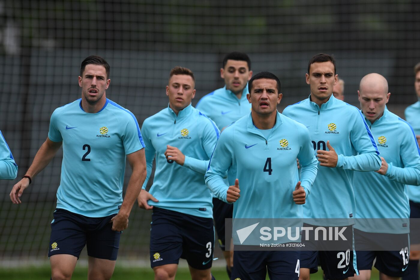 2017 Confederations Cup. Australian team holds training session