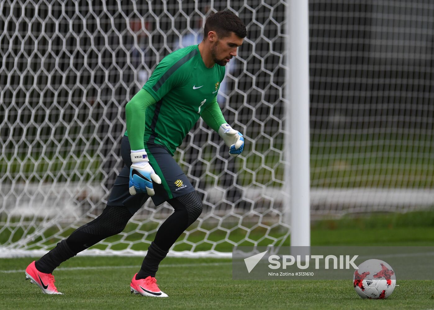 2017 Confederations Cup. Australian team holds training session