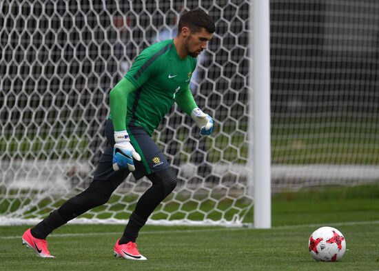 2017 Confederations Cup. Australian team holds training session