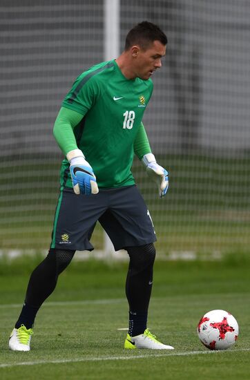 2017 Confederations Cup. Australian team holds training session