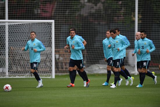 2017 Confederations Cup. Australian team holds training session