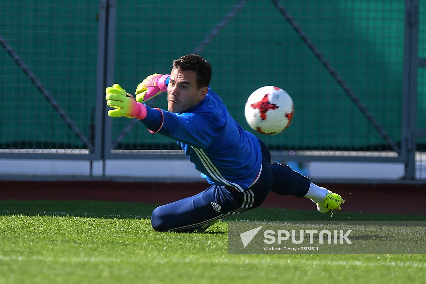 Football. Russian national team's training session