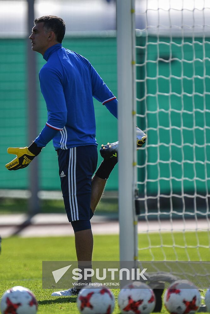 Football. Russian national team's training session