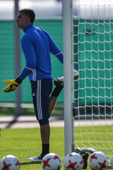 Football. Russian national team's training session