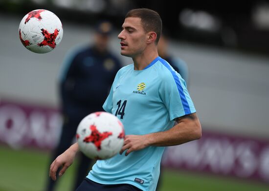 2017 Confederations Cup. Australian team holds training session