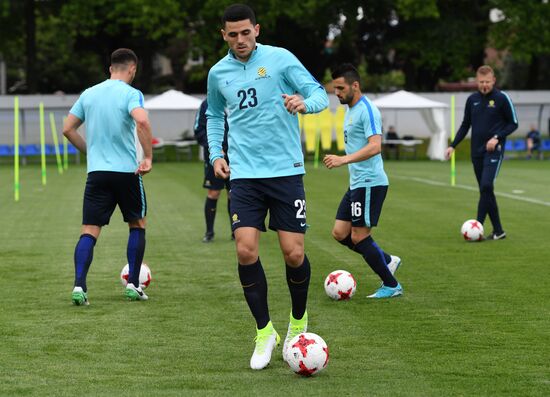 2017 Confederations Cup. Australian team holds training session