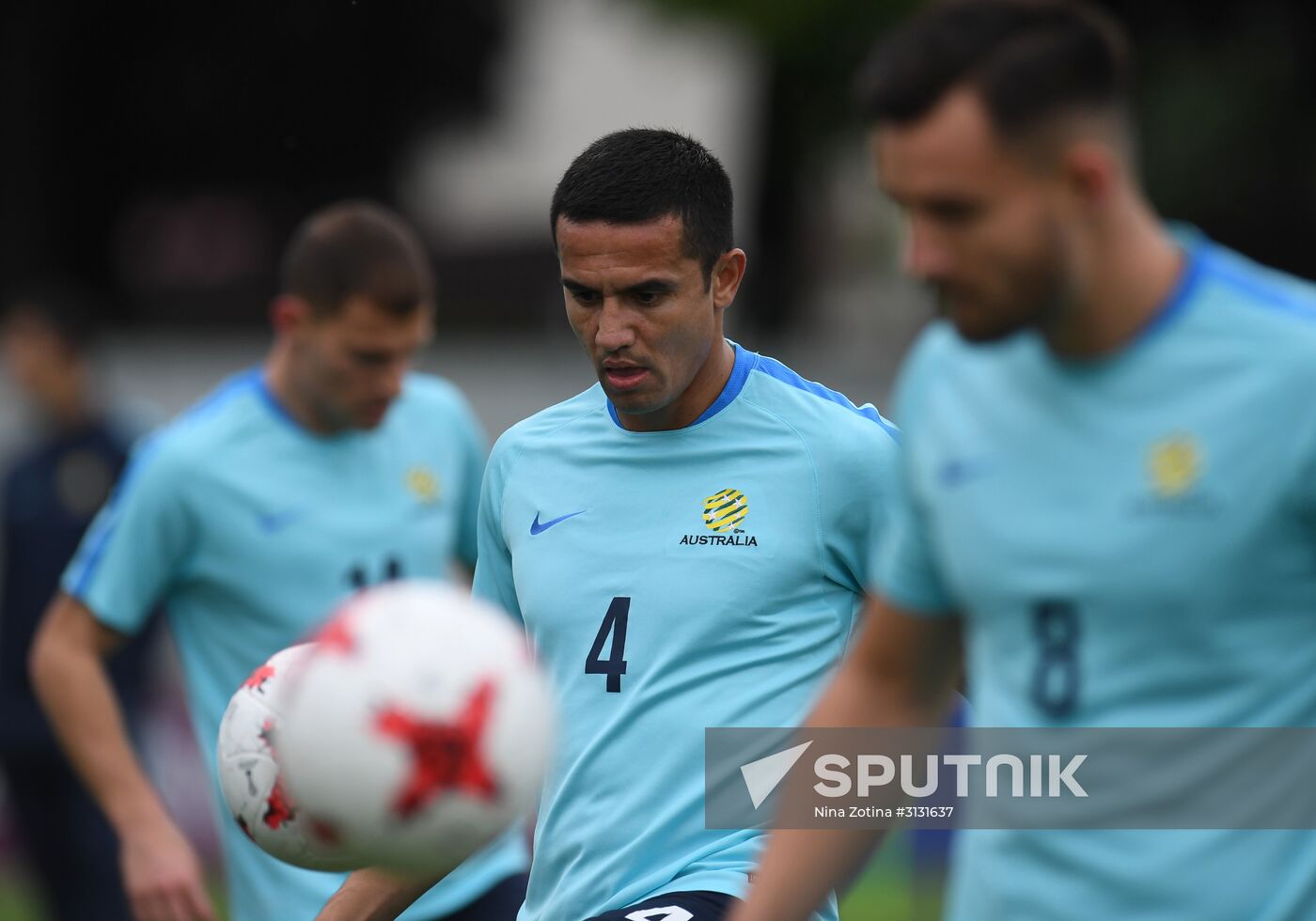 2017 Confederations Cup. Australian team holds training session
