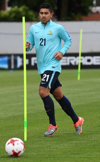 2017 Confederations Cup. Australian team holds training session