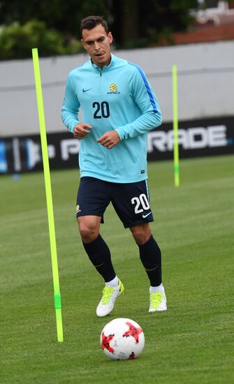 2017 Confederations Cup. Australian team holds training session