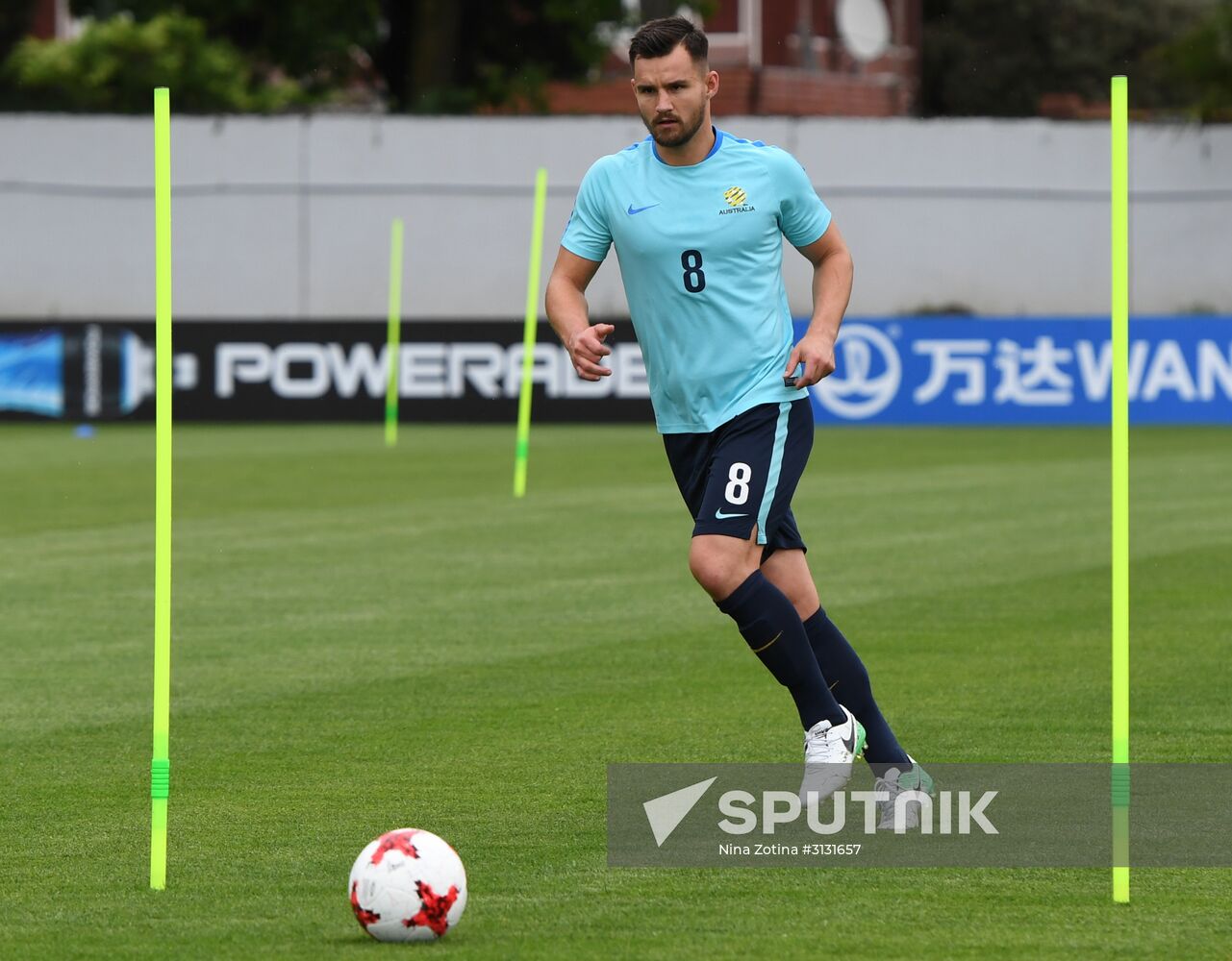 2017 Confederations Cup. Australian team holds training session