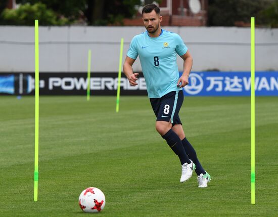 2017 Confederations Cup. Australian team holds training session