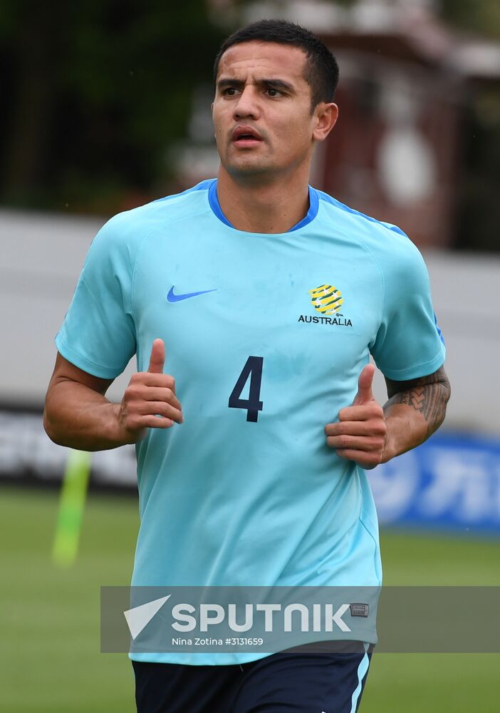 2017 Confederations Cup. Australian team holds training session