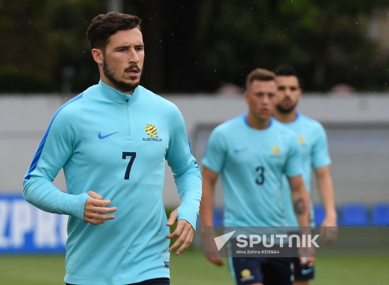 2017 Confederations Cup. Australian team holds training session
