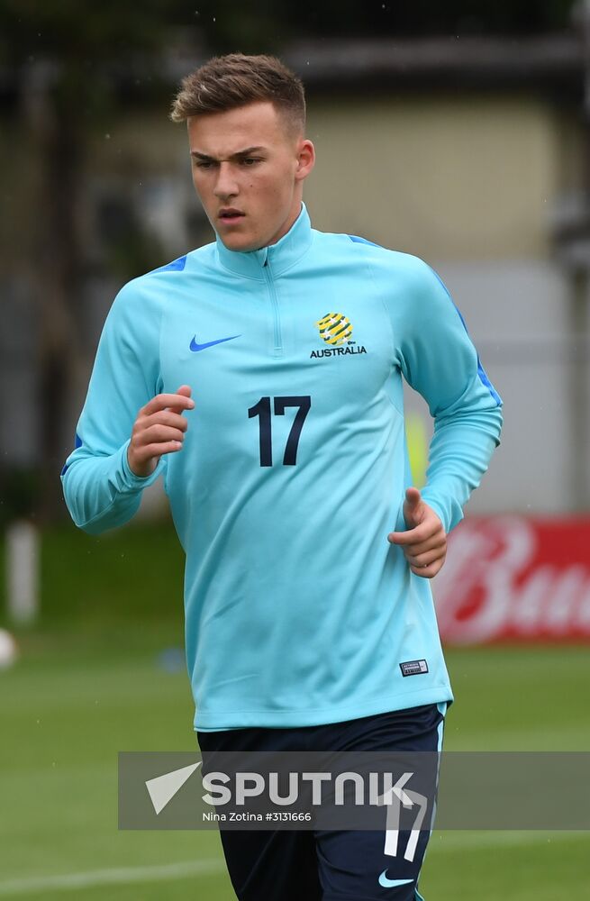 2017 Confederations Cup. Australian team holds training session
