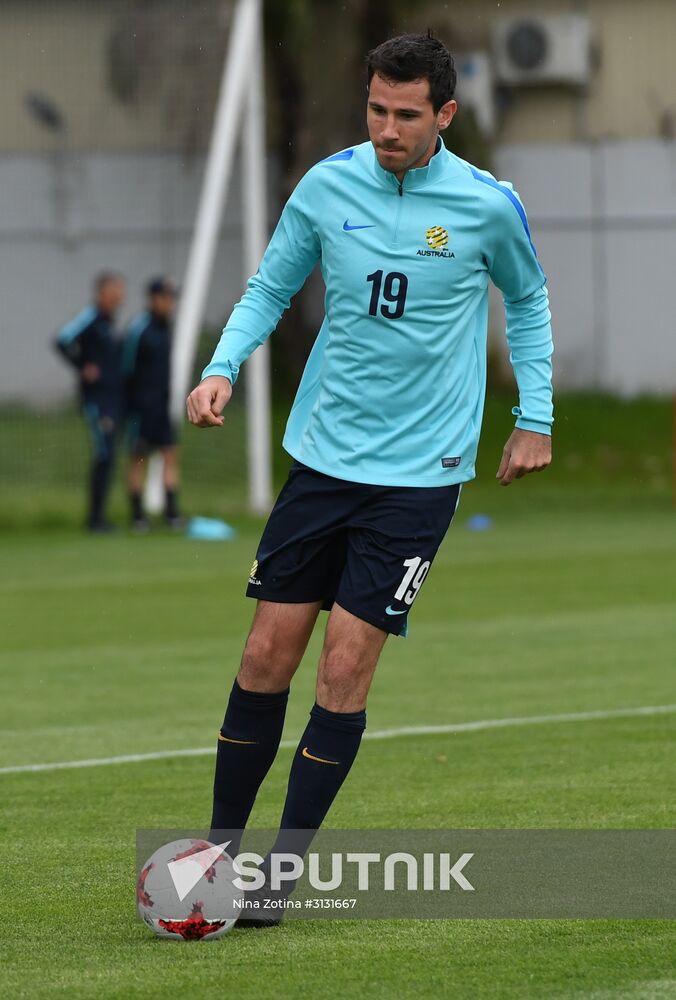 2017 Confederations Cup. Australian team holds training session