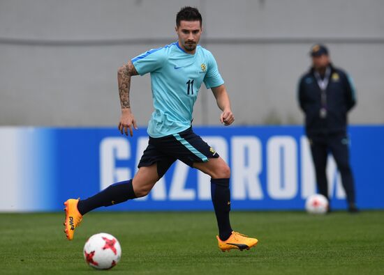 2017 Confederations Cup. Australian team holds training session