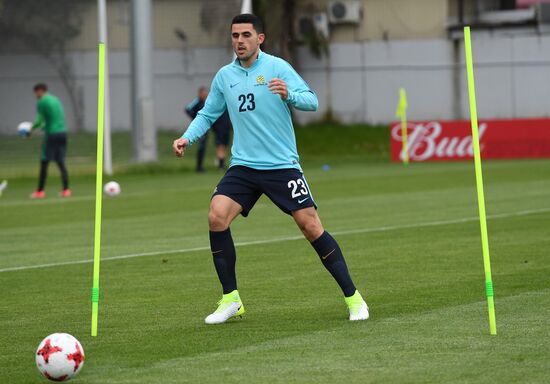 2017 Confederations Cup. Australian team holds training session