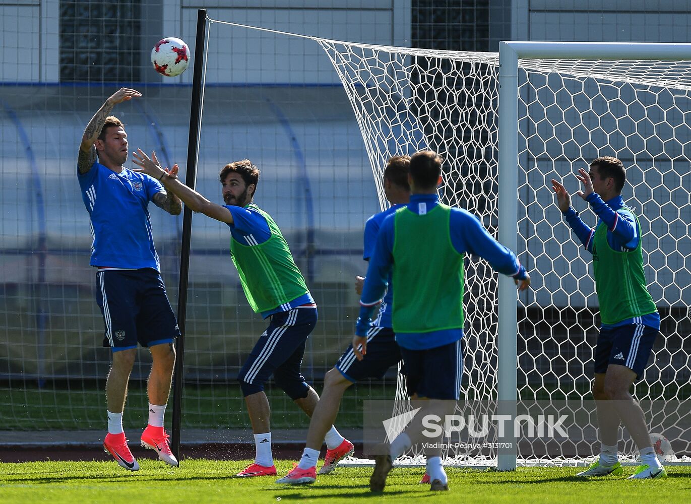 Football. Russian national team's training session