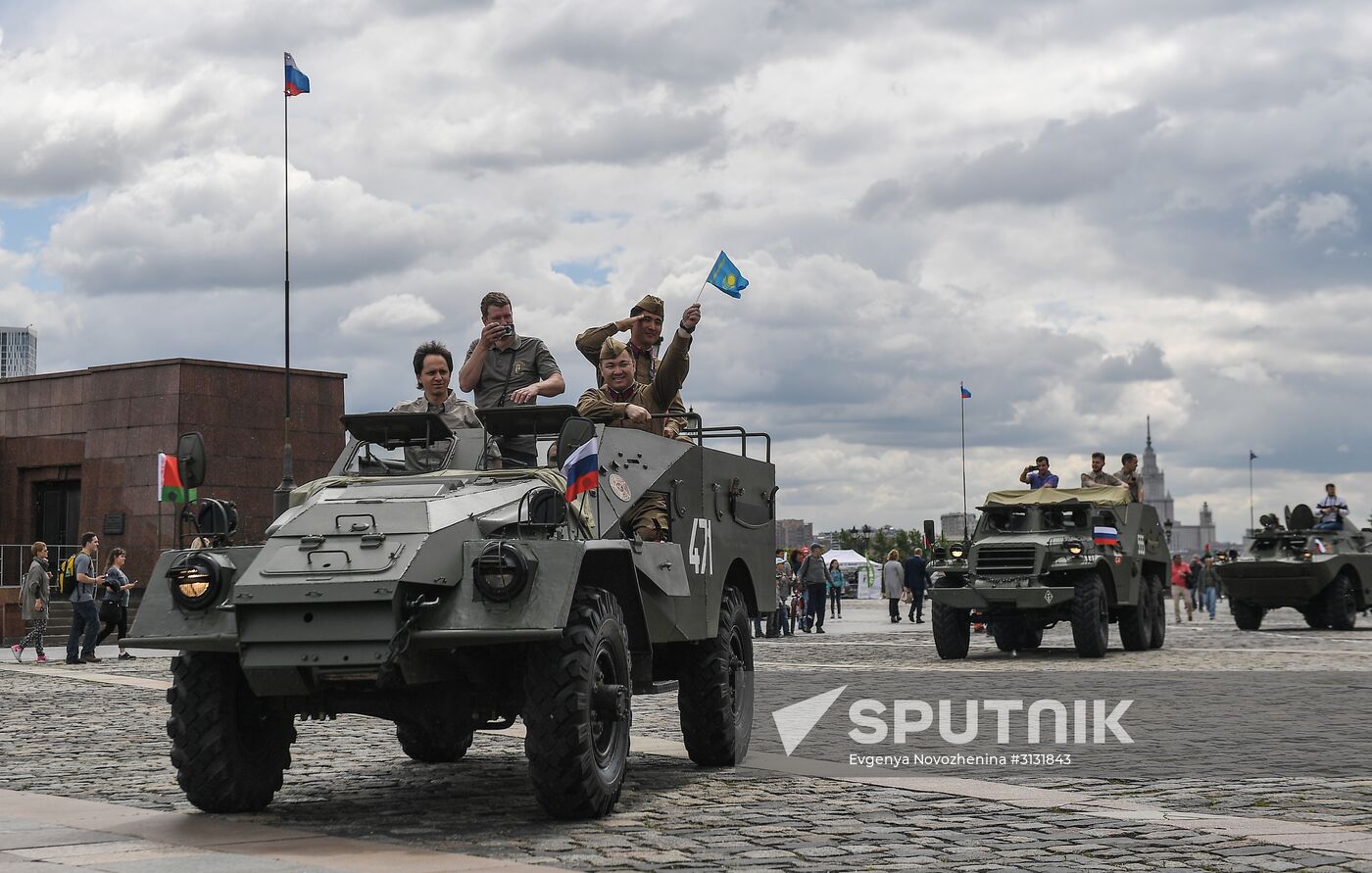 Road of Courage kicks off in Moscow