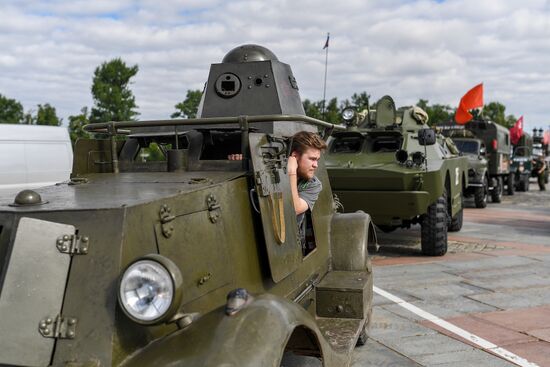Road of Courage kicks off in Moscow