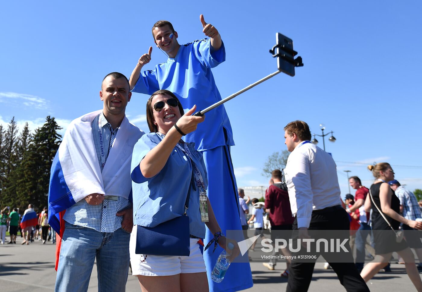 St. Petersburg Arena ahead of 2017 Confederations Cup opening match