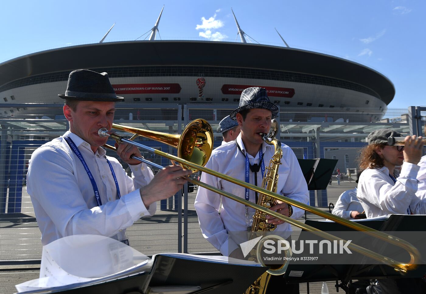 St. Petersburg Arena ahead of 2017 Confederations Cup opening match