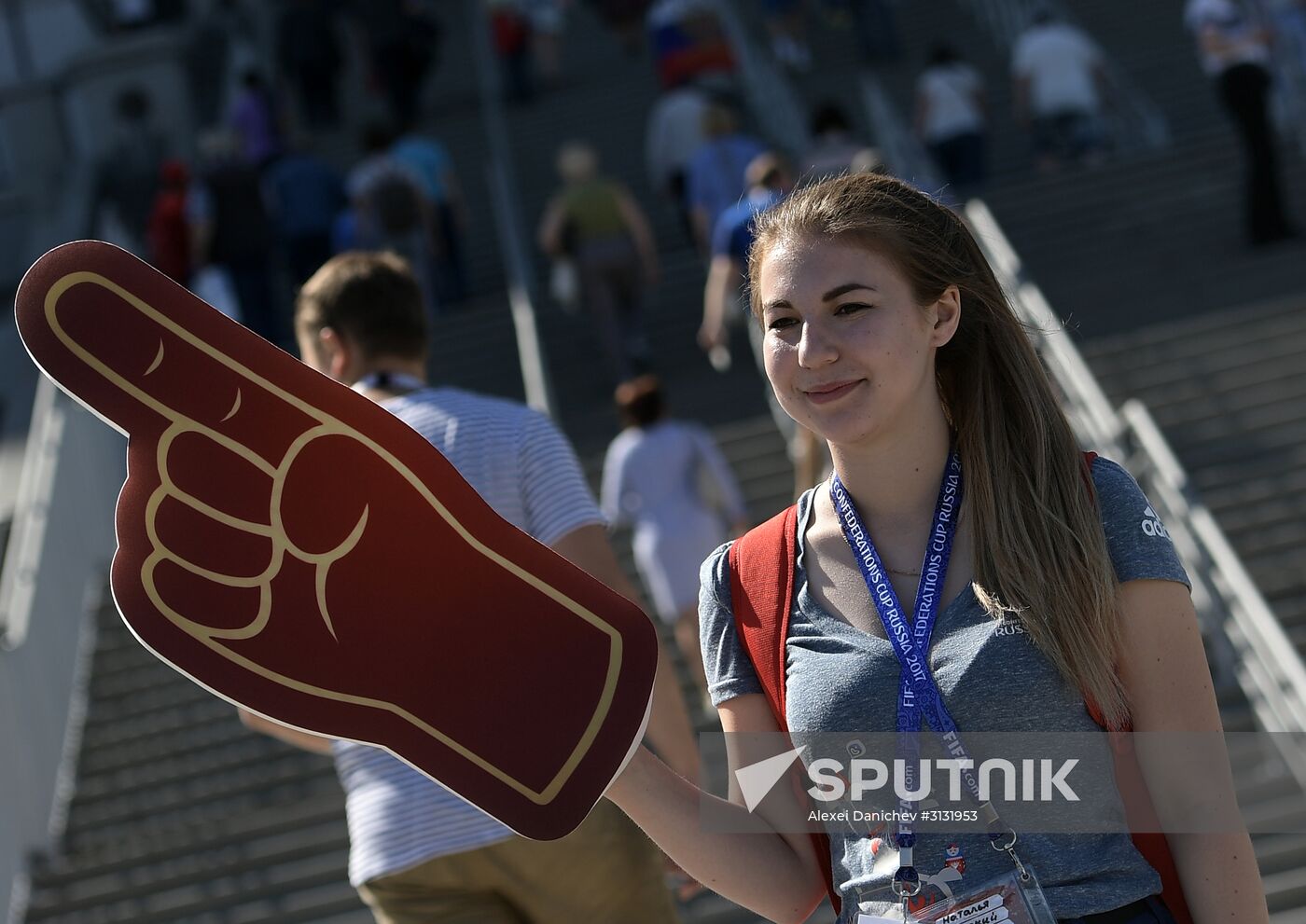 St. Petersburg Arena ahead of 2017 Confederations Cup opening match